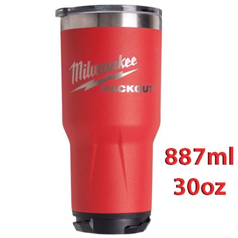 MILWAUKEE PACKOUT Ποτήρι θερμός Κόκκινο 887ml (30oz) (4932479075)