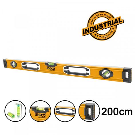 INGCO Αλφάδι Βαρέος Τύπου 200cm (HSL08200)