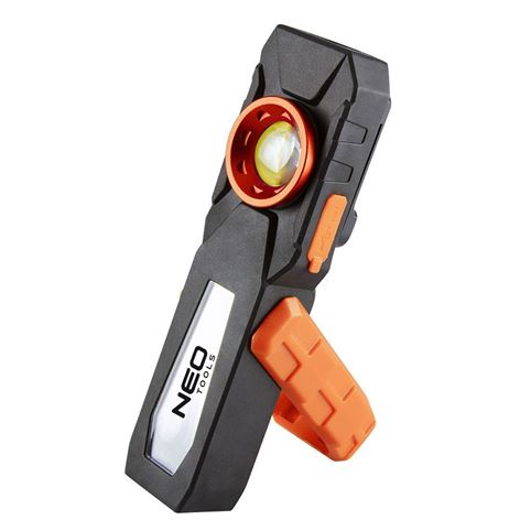 NEO TOOLS Φακός συνεργείου 2 σε 1 επαναφορτιζόμενος 500Lumens (99-072)