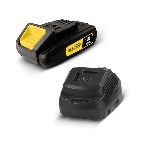 BORMANN LITE ΣΕΤ ΜΠΑΤΑΡΙΑ 20V 1x1.5Ah + ΦΟΡΤΙΣΤΗΣ 2.0Α BCD2605 (053477)