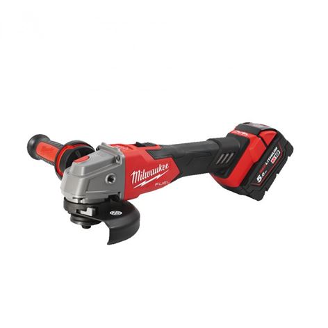MILWAUKEE M18 FUEL™ FSAG125XB-502X ΓΩΝΙΑΚΟΣ ΤΡΟΧΟΣ Ø125mm (4933478430)+6 ΑΤΟΚΕΣ ΔΟΣΕΙΣ