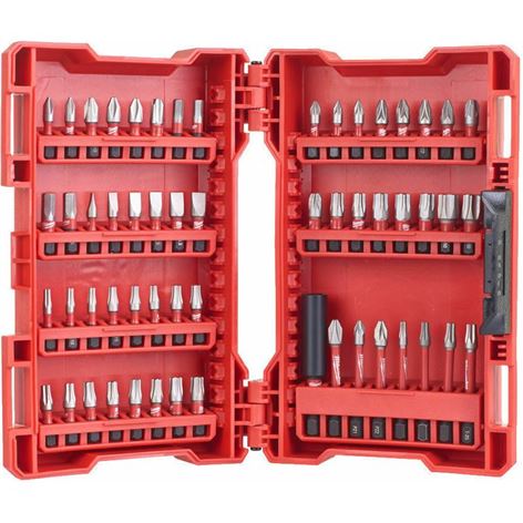 MILWAUKEE ΣΕΤ 56ΤΜX ΑΝΤΑΠΤΟΡΑ ΚΑΙ ΜΥΤΕΣ SHOCKWAVE IMPACT DUTY(4932492006)