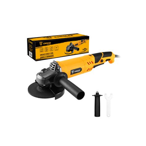 DEKO Γωνιακός Τροχός με ρύθμιση στροφών Ø125mm 1100W (DKAG125G110S)