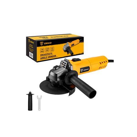 DEKO Επαγγελματικός Γωνιακός Τροχός Ø125mm 750W (DKAG25G75)