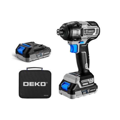 DEKO Παλμικό Κατσαβίδι Μπαταρίας 20V 2x2.0Ah + Φορτιστής (DKID20BL01-B)