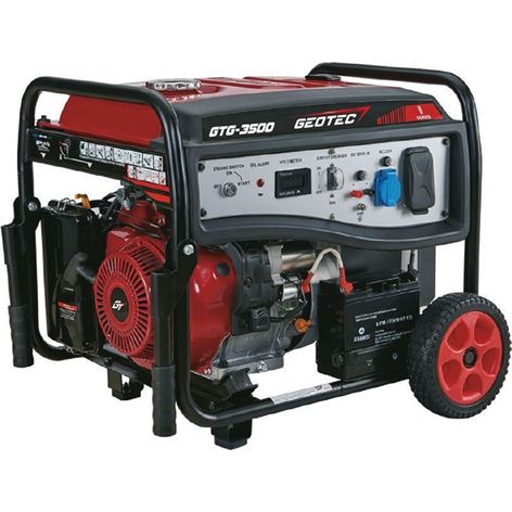 GEOTEC GTG 3500 ΓΕΝΝΗΤΡΙΑ ΒΕΝΖΙΝΗΣ ΤΕΤΡΑΧΡΟΝΗ ΜΕ ΡΟΔΕΣ 3.5kVA (GEP922108203)