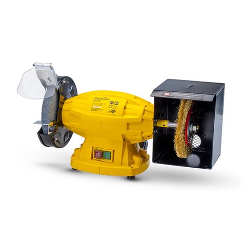 BORMANN ΔΙΔΥΜΟΣ ΤΡΟΧΟΣ Φ150mm , 350W ΜΕ ΒΟΥΡΤΣΑ (053842)