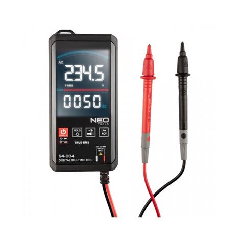 NEO TOOLS Πολύμετρο ψηφιακό True RMS 600V AC/DC (94-004)