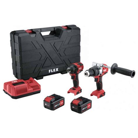 FLEX ΣΕΤ ΚΡΟΥΣΤΙΚΟ ΔΡΑΠ/ΒΙΔΟ 2G 18-EC FS55+ΠΑΛΜΙΚΟ ΚΑΤΣΑΒΙΔΙ ID 1/4"18.0-EC C(516236)