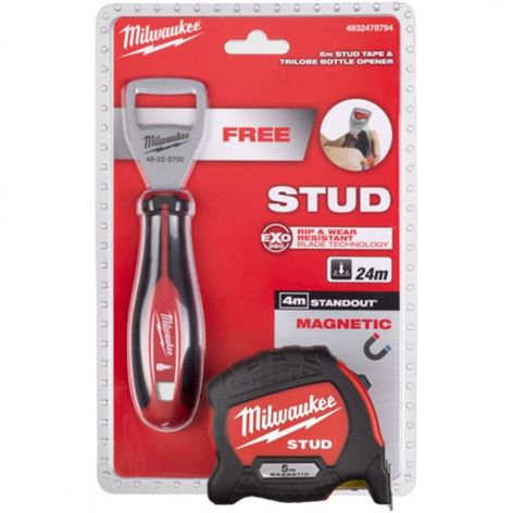 Milwaukee STUD Μέτρο μαγνητικό 5m (4932478794)