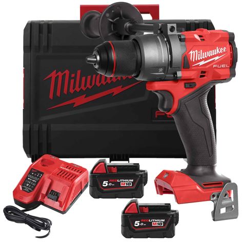 MILWAUKEE M18FPD3-502X ΚΡΟΥΣΤΙΚΟ ΔΡΑΠΑΝΟΚΑΤΣΑΒΙΔΟ ΜΠΑΤΑΡΙΑΣ 18V 2x5.0Ah (4933479860)+6 ΑΤΟΚΕΣ ΔΟΣΕΙΣ