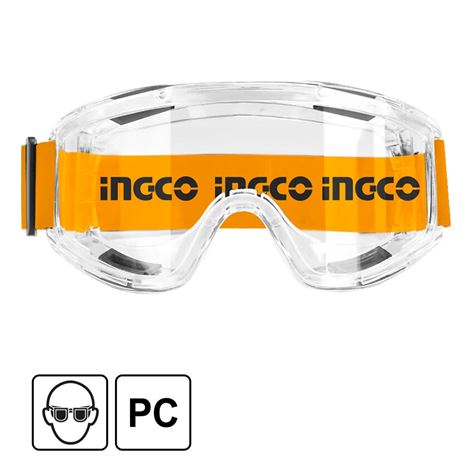INGCO Γυαλιά Εργασίας με Οπτικό Πεδίο 180° (HSG10)