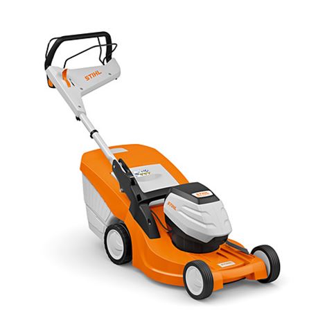 STIHL Επαναφορτιζόμενη μηχανή γκαζόν RMA 448 PV (SOLO) + 12 ΑΤΟΚΕΣ ΔΟΣΕΙΣ