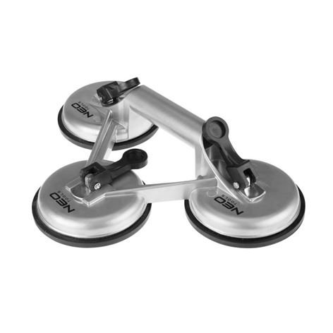 NEO TOOLS Βεντούζα τζαμιών αλουμινίου τριπλή Ø120mm 150kg (56-803)