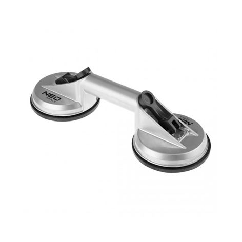 NEO TOOLS Βεντούζα τζαμιών αλουμινίου διπλή Ø120mm 100kg (56-802)