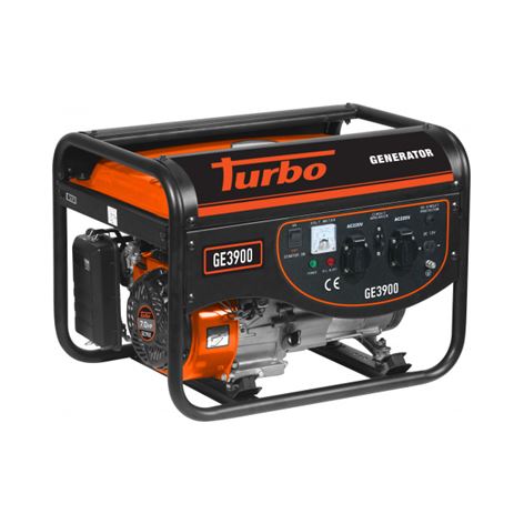 TURBO GE3900 Γεννήτρια βενζίνης 3000W 7.0Hp (GE3900)
