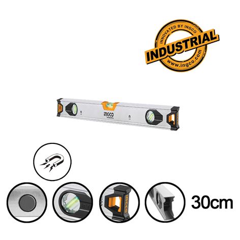 INGCO Αλφάδι Μαγνητικό 30cm Μεταλλικό (HSL38030M)