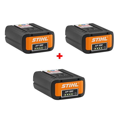 STIHL SET 3 τμχ Μπαταρίες AP 100 (AP100SET)