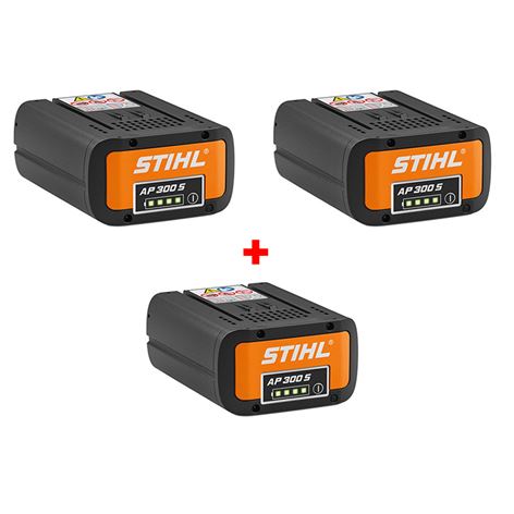 STIHL SET 3 τμχ Μπαταρίες AP 300S (AP300S-SET)