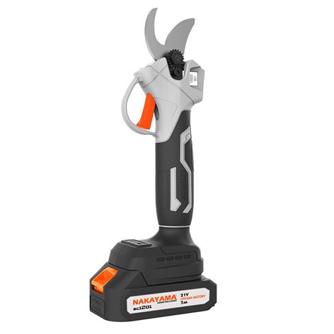 NAKAYAMA EC1250 Ψαλίδι Κλάδου Μπαταρίας 21V Brushless 0-22/28mm 2x2Ah Li-Ion+Βαλίτσα (075035)