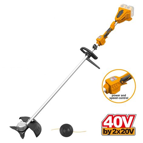 INGCO Θαμνοκοπτικό Μηχάνημα Μπαταρίας 2x20V Li-Ion SOLO (CSTLI20028)