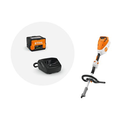 STIHL Επαναφορτιζόμενος Κινητήρας Kombi KMA80 ΜΕ AK30 & AL101 + 12 ΑΤΟΚΕΣ ΔΟΣΕΙΣ