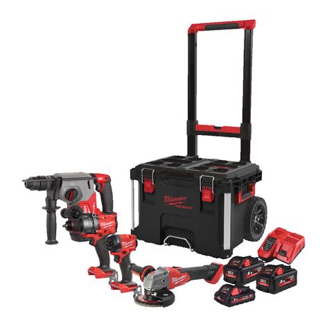 MILWAUKEE M18 FUEL™ FPP4E-555T POWER PACKOUT™ SET (4933492530)