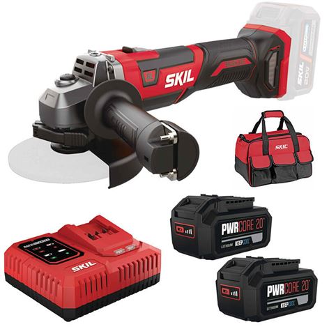 SKIL 3930 CA(1) Γωνιακός Τροχός Μπαταρίας 125mm 20V 2x5.0Ah 20V (D00232)