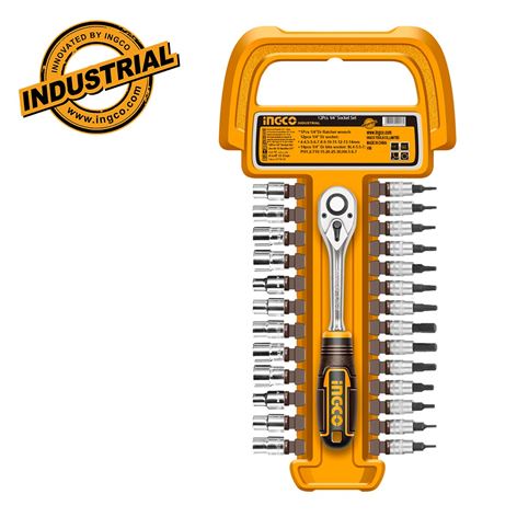 INGCO Καρυδάκια 1/4" Σετ 27 τεμ.(HKTS14271)