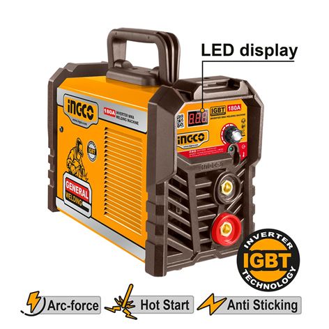 INGCO Ηλεκτροκόλληση Inverter 180Α (MMA18028)
