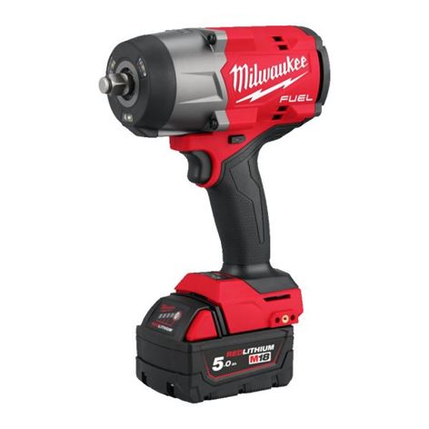 MILWAUKEE M18 FUEL™ FHIW2F12-502X ½″ ΥΨΗΛΗΣ ΡΟΠΗΣ ΜΠΟΥΛΟΝΟΚΛΕΙΔΟ ΜΕ ΔΑΧΤΥΛΙΔΙ ΣΥΓΚΡΑΤΗΣΗΣ