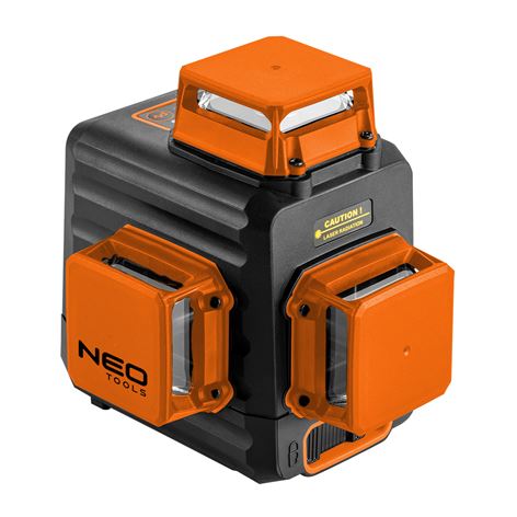 NEO TOOLS Αλφάδι laser 360° πράσινης δέσμης επαναφορτιζόμενο με βαλίτσα (75-109)