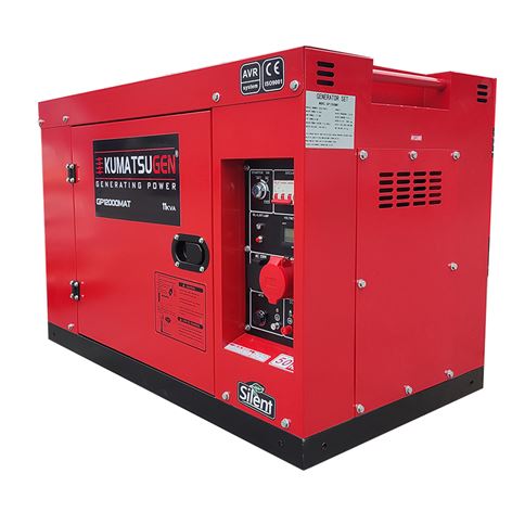 KUMATSUGEN GP12500MAT Γεννήτρια Πετρελαίου 11.3KVa,718cc,Τριφασική,Κλειστού Τύπου (073086)