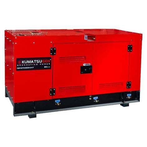 KUMATSUGEN ΓΕΝΝΗΤΡΙΑ ΠΕΤΡΕΛΑΙΟΥ ΥΔΡΟΨΥΚΤΗ 25KVA 2672cc ΚΛΕΙΣΤΟΥ ΤΥΠΟΥ ΤΡΙΦΑΣΙΚΗ GP27000MAT(053637)