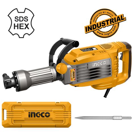INGCO Ηλεκτρικό Κατεδαφιστικό Πιστολέτο 1700W HEX 14 kg (PDB170068)