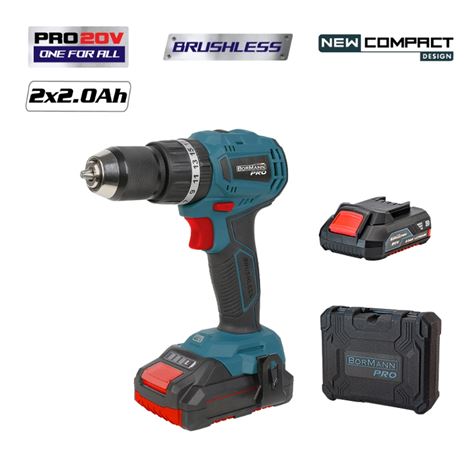 BORMANN Pro BBP5144 Σετ Δραπανοκατσάβιδο Compact,Brushless μπαταρίας 20V(078968)