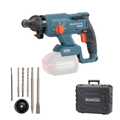 BORMANN Pro BBP5300 Πνευματικό Σκαπτικό Μπαταρίας SDS-Plus Brushless 20V (073840)