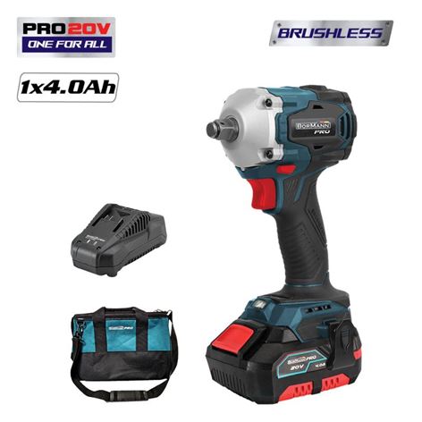 ΒORMANN Pro BBP9240 Μπουλονόκλειδο Compact Brushless Μπαταρίας 20V (078258)