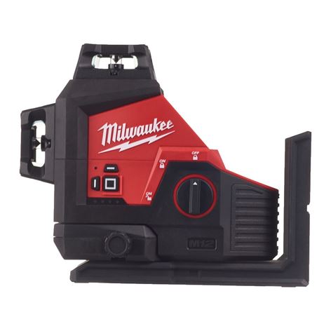 MILWAUKEE LASER 360° 3 ΚΕΦΑΛΩΝ M12 3PL-0C MW(4933478103)
