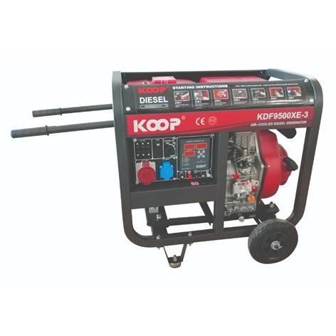 KOOP KDF 9500ΧΕ-3 DIESEL ΤΡΙΦΑΣΙΚΗ ΓΕΝΝΗΤΡΙΑ ΠΕΤΡΕΛΑΙΟΥ ΑΝΟΙΚΤΟΥ ΤΥΠΟΥ 8,3KVA 380V (116352)