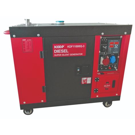 KOOP KDF 11000 Q-3 DIESEL ΓΕΝΝΗΤΡΙΑ ΠΕΤΡΕΛΑΙΟΥ 10KVA 380V ΚΛΕΙΣΤΟΥ ΤΥΠΟΥ (116366)