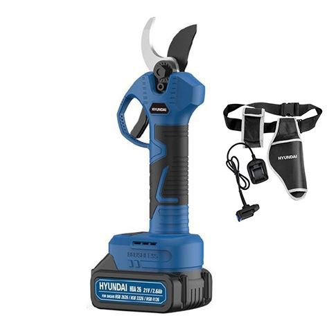 HYUNDAI ΗSB2626 ΨΑΛΙΔΙ ΜΠΑΤΑΡΙΑΣ 25mm ΜΕ 2x2.6Ah + ΖΩΝΗ ΜΕ ΘΗΚΗ ΚΑΙ ΚΑΛΩΔΙΟ (71E01)