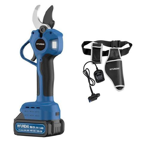 HYUNDAI ΗSB3326 ΨΑΛΙΔΙ ΜΠΑΤΑΡΙΑΣ 32mm ΜΕ 2x2.6Ah + ΖΩΝΗ ΜΕ ΘΗΚΗ ΚΑΙ ΚΑΛΩΔΙΟ (71E0202)