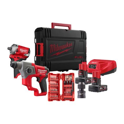 MILWAUKEE ΣΕΤ M12 FUEL™ ΜΠΟΥΛΟΝΟΚΛΕΙΔΟ ½˝ + ΠΙΣΤΟΛΕΤΟ SDS-PLUS (4933481029)