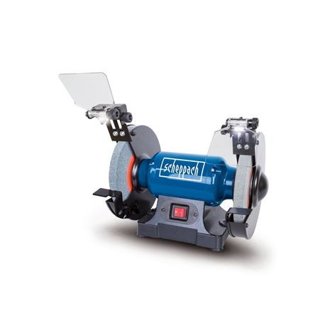 SCHEPPACH ΔΙΔΥΜΟΣ ΤΡΟΧΟΣ Φ200mm 500W ΜΕ ΦΩΣ ΕΡΓΑΣΙΑΣ LED SM200L (5903109901)