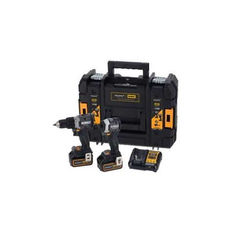 DEWALT DCK200MP2T-QW Σετ Κρουστικό Δραπανοκατσάβιδο & Παλμικό Κατσαβίδι 18V (2x5.0Ah)
