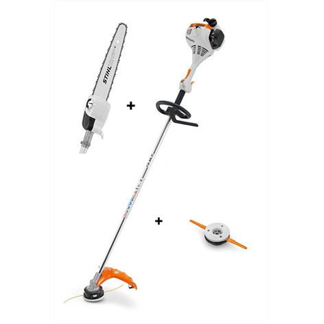 STIHL Βενζινοκίνητο Θαμνοκοπτικό FS 55 R και HT-KM+ 2η Κεφαλή PolyCut 28-2 + 12 ΑΤΟΚΕΣ ΔΟΣΕΙΣ