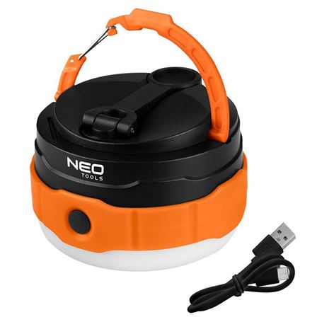 NEO TOOLS Λαμπτήρας camping επαναφορτιζόμενος 500Lumens (99-118)