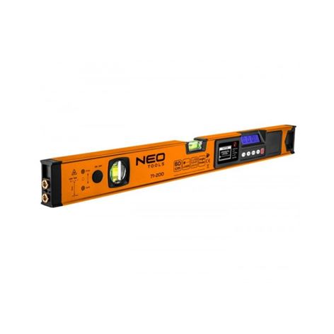 NEO TOOLS Αλφάδι ψηφιακό 60cm (71-200)
