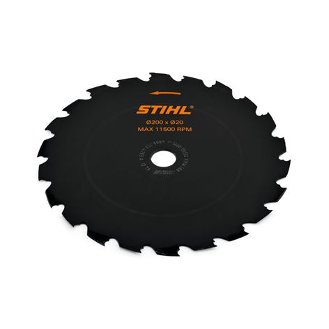 STIHL Πριονόδισκος με δόντια κοπίδια υψηλής επίδοσης200mm 22 δόντια και οπή 25,4mm (40017134203)